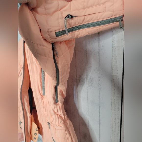 NWOT Free People All Prepped Ski Coat Winter Melon Orange Extra Small - Picture 6 of 14